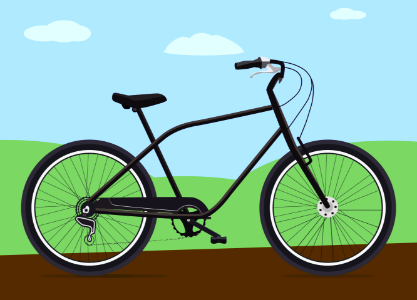 Bike. Free illustration for personal and commercial use.