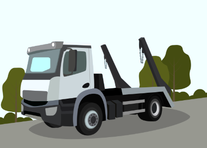 Skip loader. Free illustration for personal and commercial use.