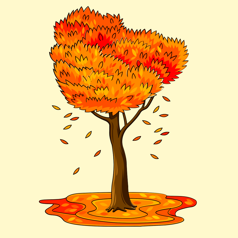 Fall tree automn - Free Stock Illustrations | Creazilla