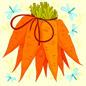 Carrot. Free illustration for personal and commercial use.