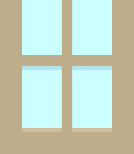 Brown window blue glass 01 background. Free illustration for personal and commercial use.