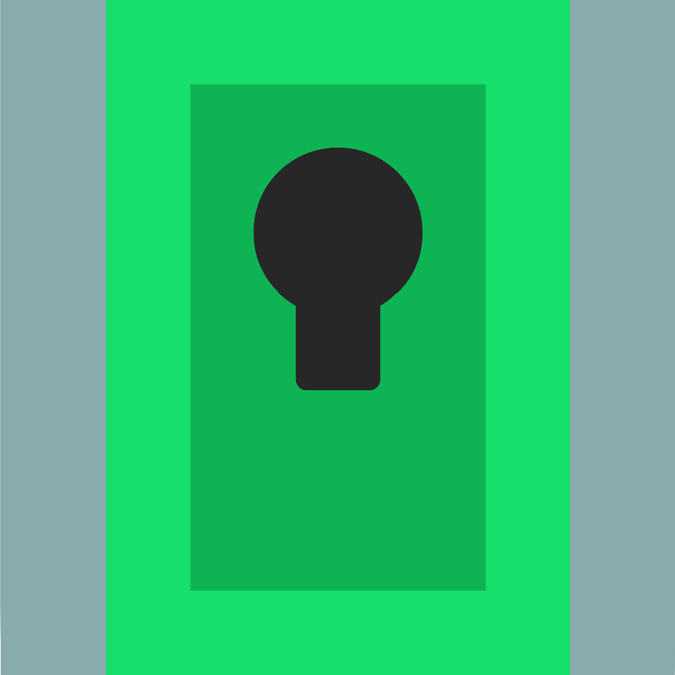 Green keyhole 01 background. Free illustration for personal and commercial use.