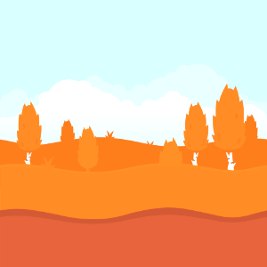 Orange landscape 01 background. Free illustration for personal and commercial use.
