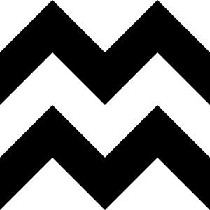 Black white huge zigzag background. Free illustration for personal and commercial use.