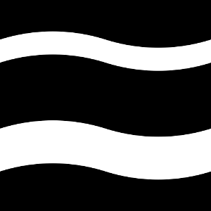Black white narrow waves background. Free illustration for personal and commercial use.