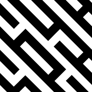 Black white small labyrinth background. Free illustration for personal and commercial use.