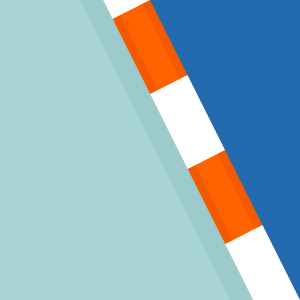 Orange sides blue race track 080 background. Free illustration for personal and commercial use.