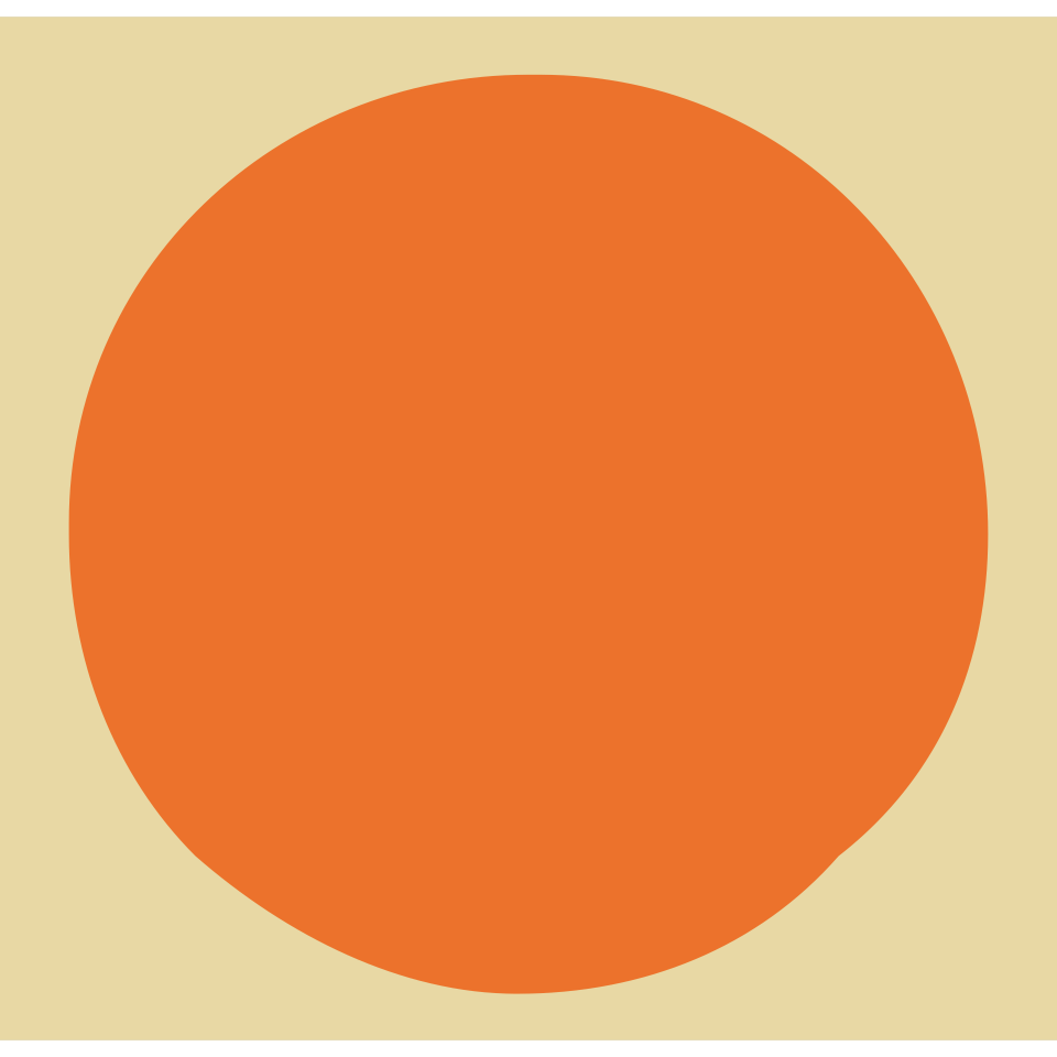 Orange circle background. Free illustration for personal and commercial use.