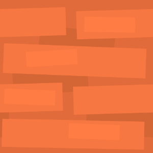 Orange bricks 01 background. Free illustration for personal and commercial use.