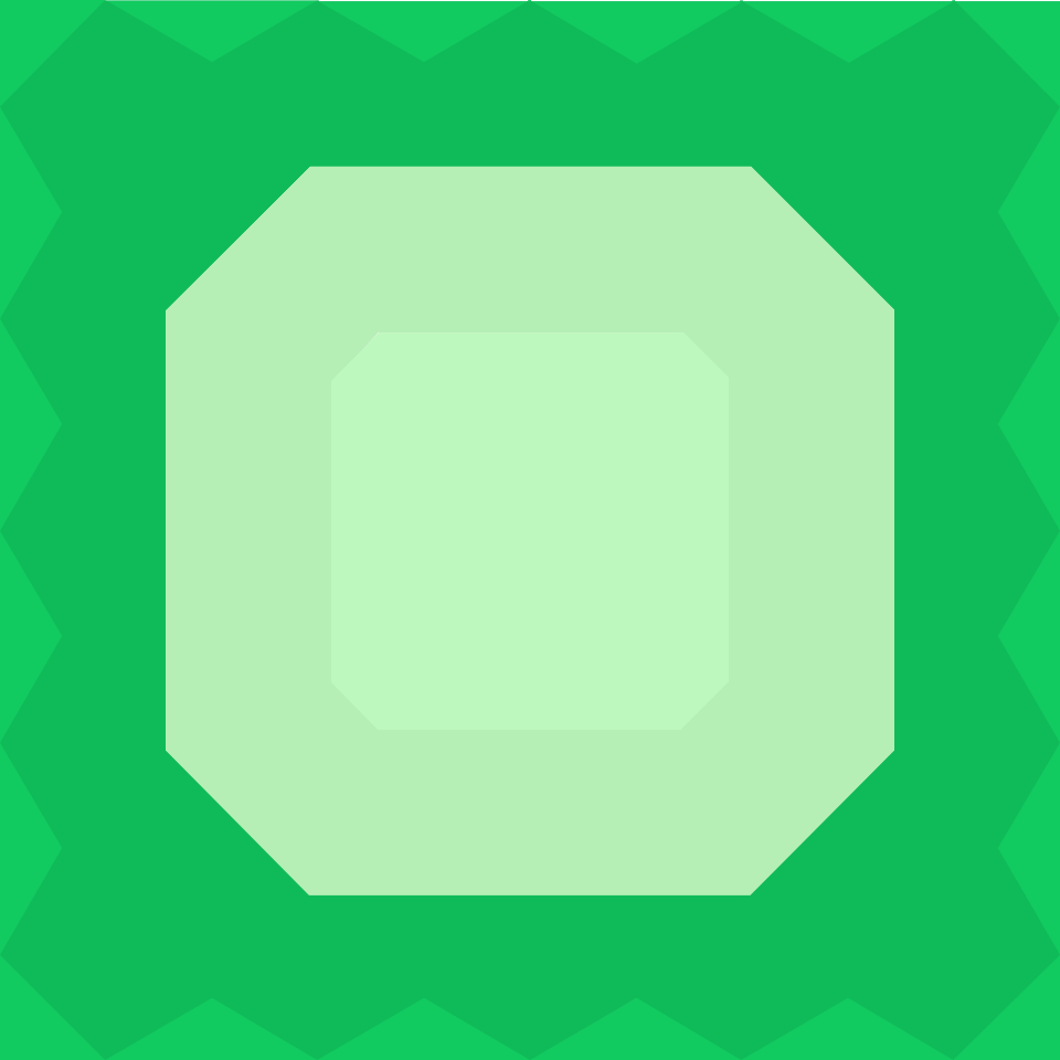 Green octagon background. Free illustration for personal and commercial use.