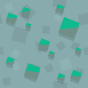 Dirty blue green squares 02 background. Free illustration for personal and commercial use.