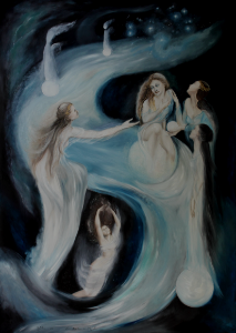 Artist: Yara Pirk  -  Title:  La Bajada di Muriel  - Medium:  Oil on canvas