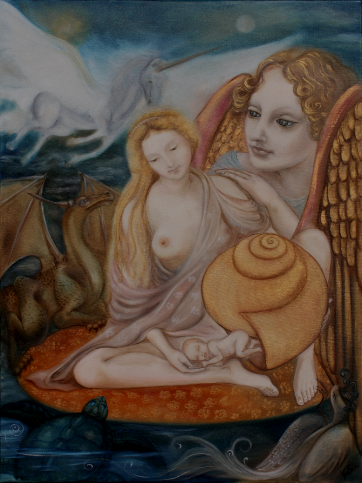 Title: Shell - Artist: Yara Pirk - Medium: oil on canvas