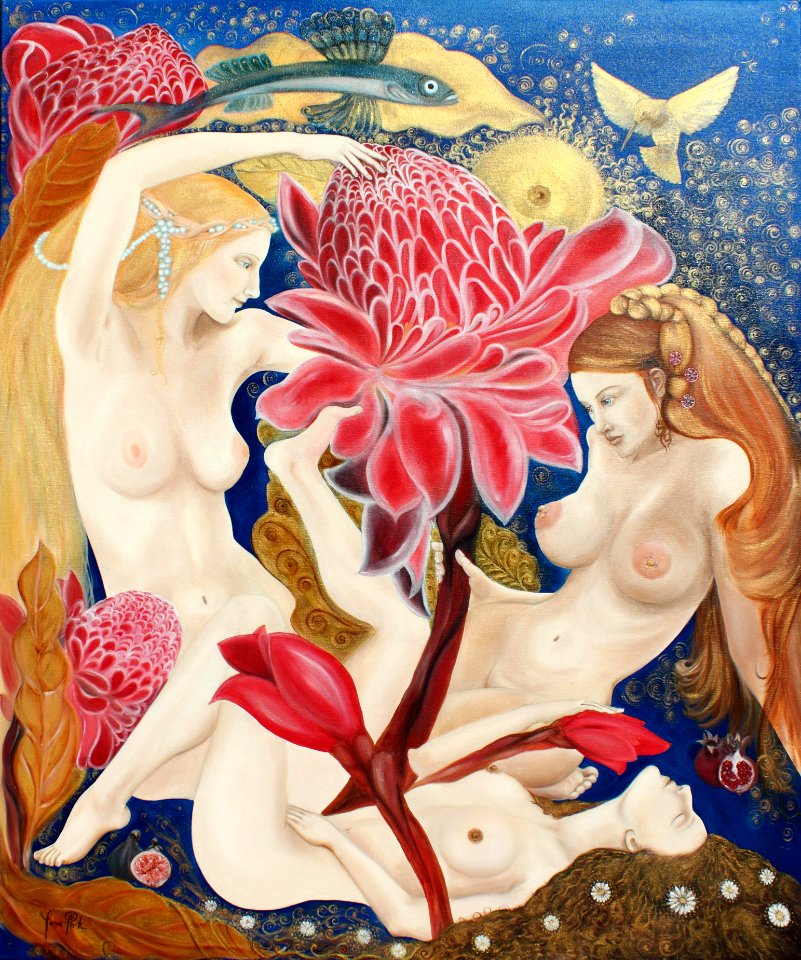 Title: Il seno di ogni donna - Artist: Yara Pirk - Medium: oil on canvas