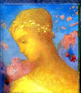 redon beatrice 1885. Free illustration for personal and commercial use.