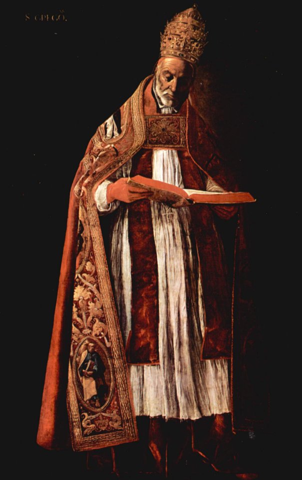 zurbaran st gregory 1627
