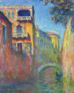 monet venice rio de sant salute 1908. Free illustration for personal and commercial use.