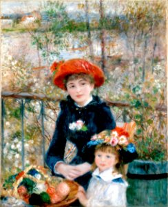 Pierre auguste renoir oil painting artwork. Free illustration for personal and commercial use.