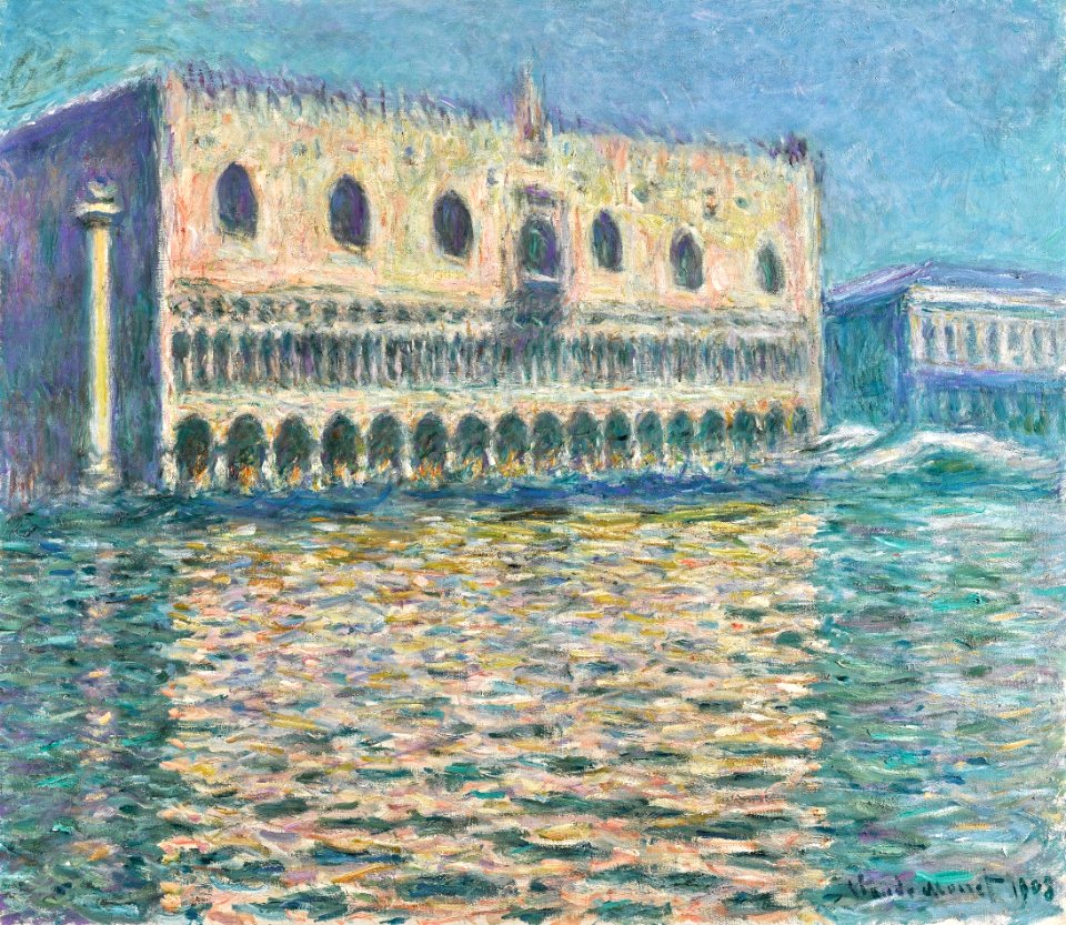 Claude Monet - Le Palais Ducal