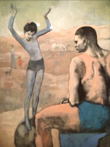 Detail from "Young Acrobat on a Ball" - Pablo Picasso