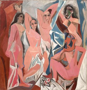 Pablo Picasso (1881–1973), Les Demoiselles d'Avignon, 1907