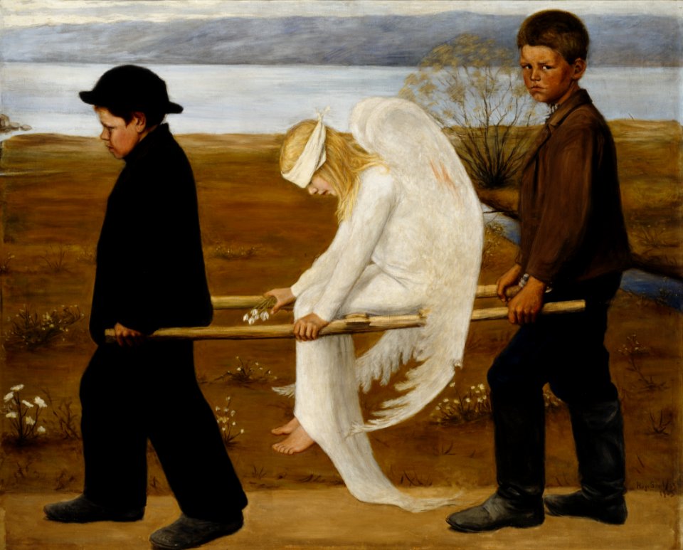 Hugo Simberg (1873–1917): The Wounded Angel / Haavoittunut enkeli - Free  Stock Illustrations | Creazilla