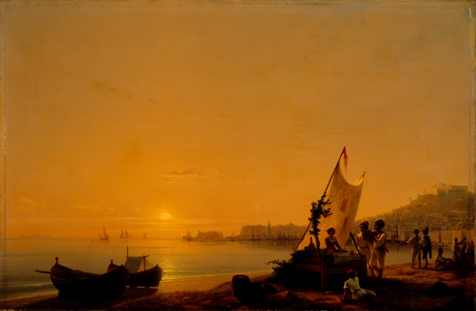 Ivan Aivazovski (1817–1900): The Bay of Naples / Napolinlahti / Neapelbukten