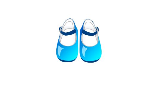 Girl shoes. Free illustration for personal and commercial use.