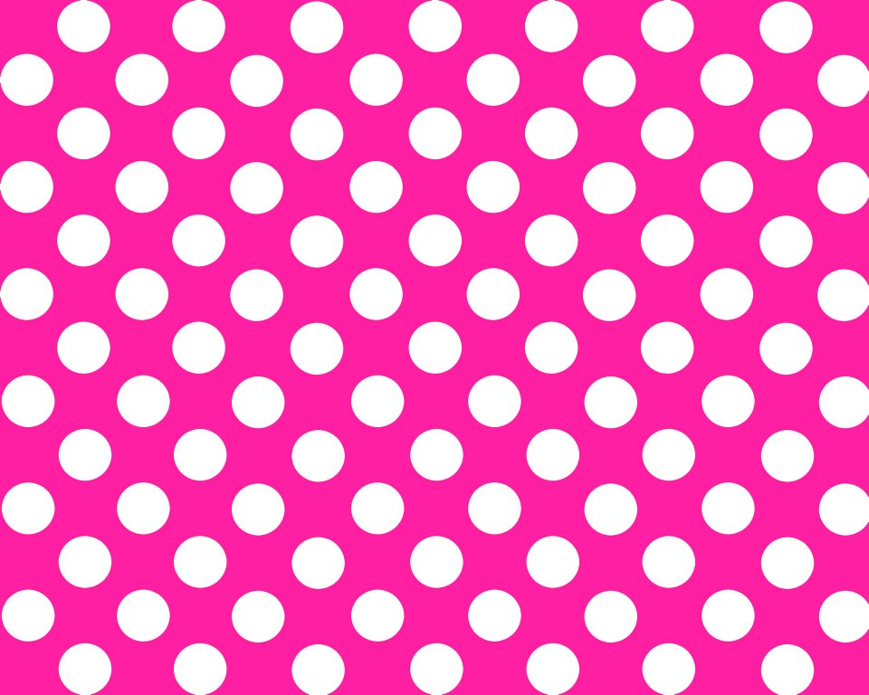 Pink Polka Dot Background. Free illustration for personal and commercial use.