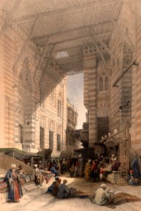 The Silk-Mercers’ Bazaar of al-Ghuriya, Cairo