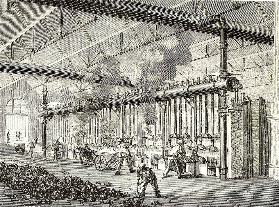 Distillation of Coal at La Villette