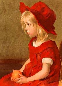 Girl with Orange