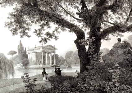 Temple of Aesculapius, Villa Borghese