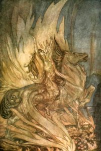 Brünnhilde on Grane