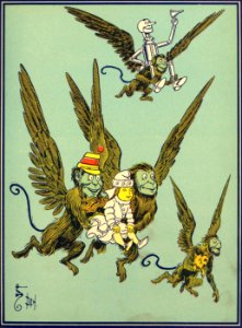 The Flying Monkeys Caught Dorothy in Their Arms
