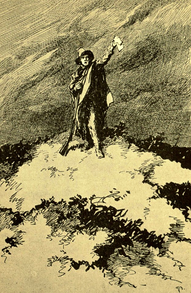 The Figure of a Man in the Moonlight