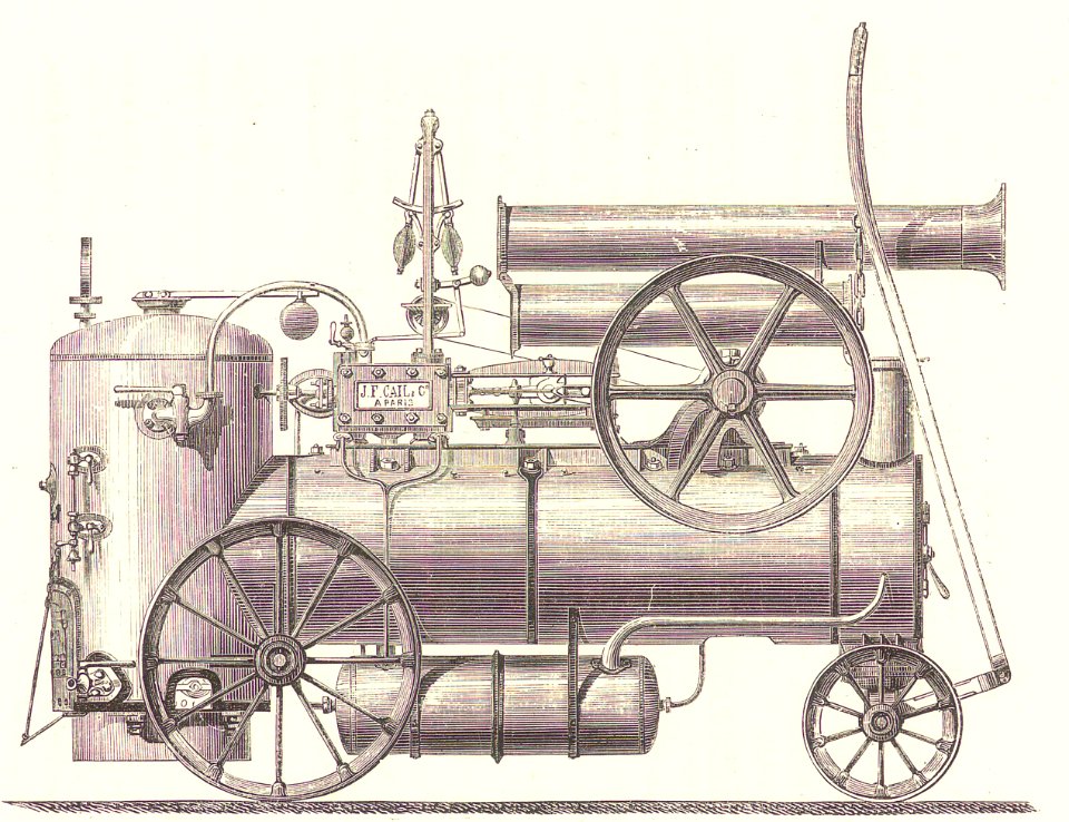 Portable Engine. Free illustration for personal and commercial use.