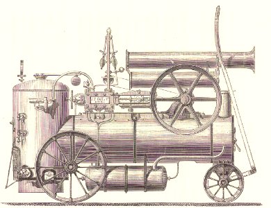 Portable Engine. Free illustration for personal and commercial use.