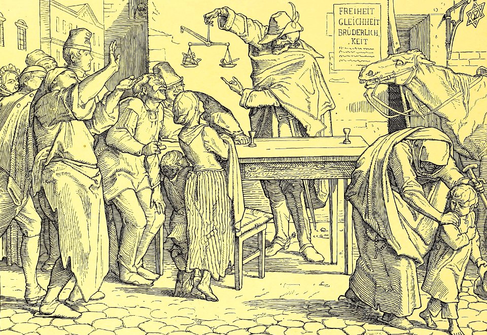 Death in front of the Tavern
