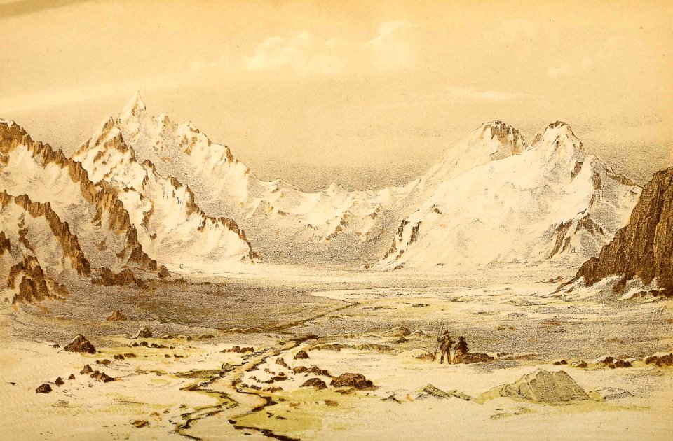 The Jungfrau from the Aletsch Glacier