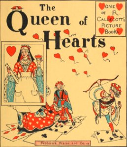 The Queen of Hearts—Cover. Free illustration for personal and commercial use.