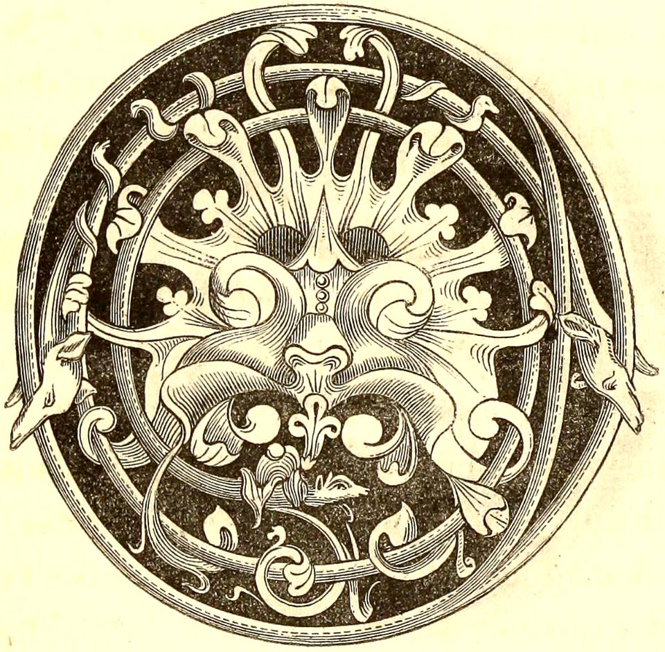 Circular Tailpiece with Animal Head