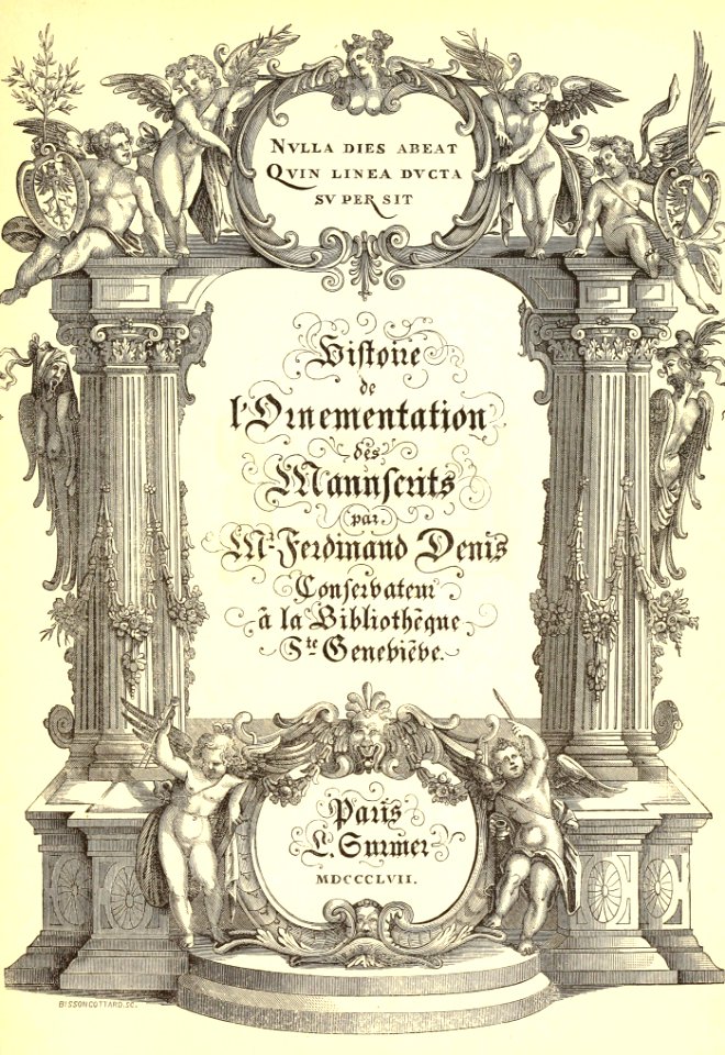 Illustrated Title with Classical Ornamentation