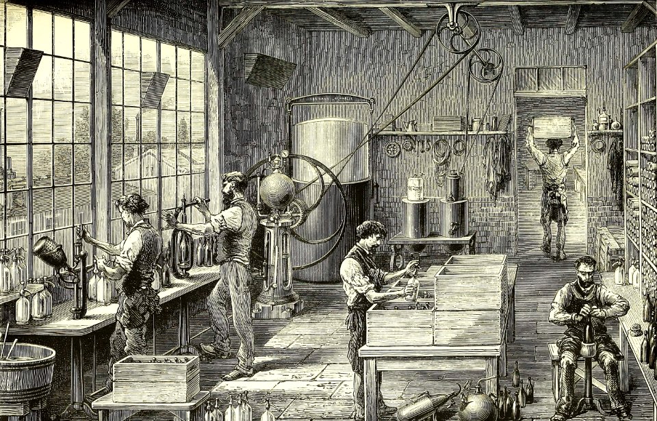Workshop at a Carbonated Water Factory