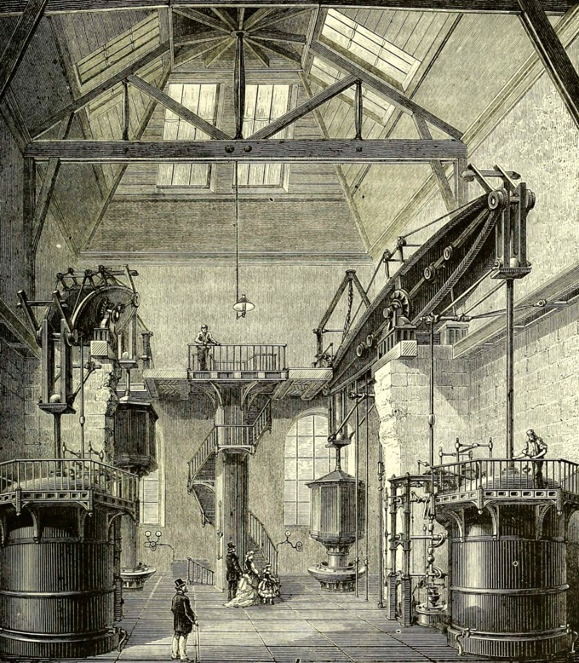 Interior of a Water Pump on the Seine