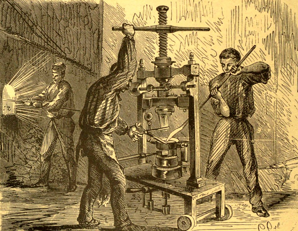 Press for Molding Goblets