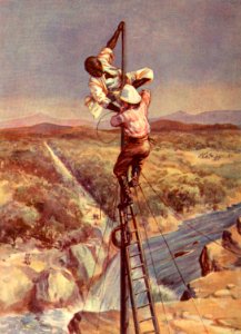 Span on the African Transcontinental Telegraph Line