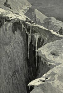 The Bergschrund on the Dent blanche