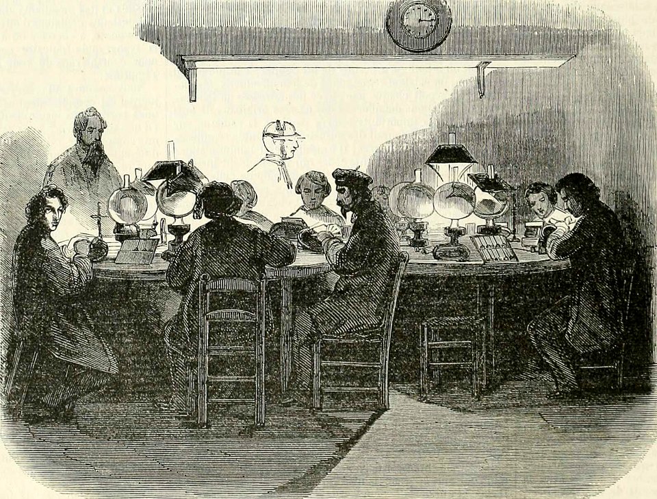 Engraving Workshop at Night