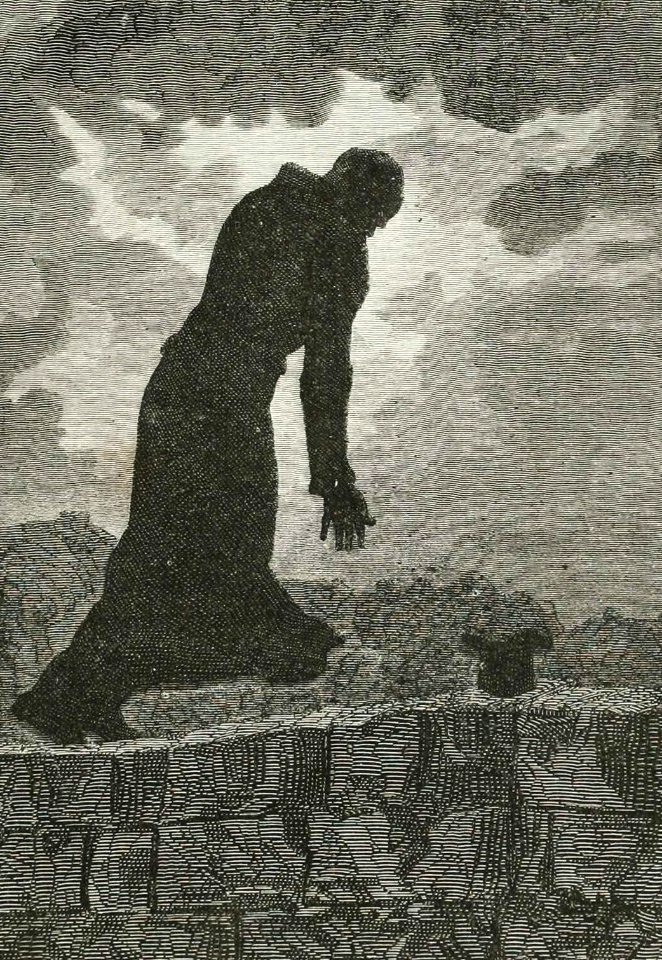 Tall Black Figure
